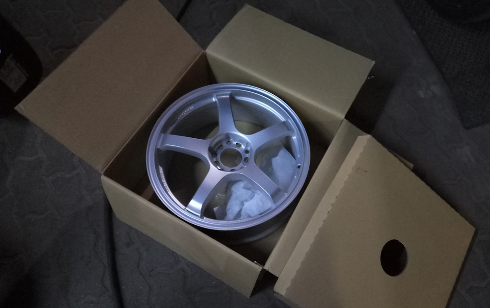 Встановлені диски Kosei K3 R18 5x114.3 7.5J 35ET 1