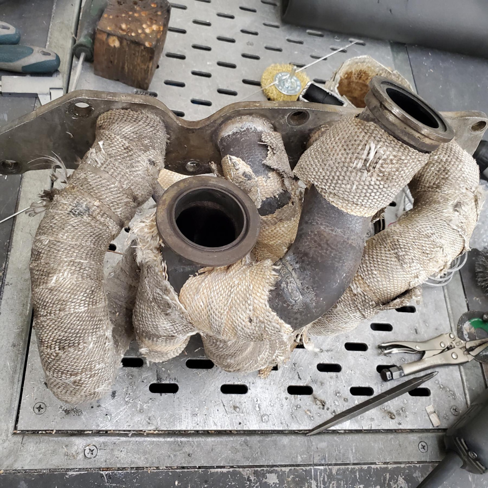 Підготовка до drag та сезону 2020. Exhaust manifold custom. LAUNCH MPS) 1