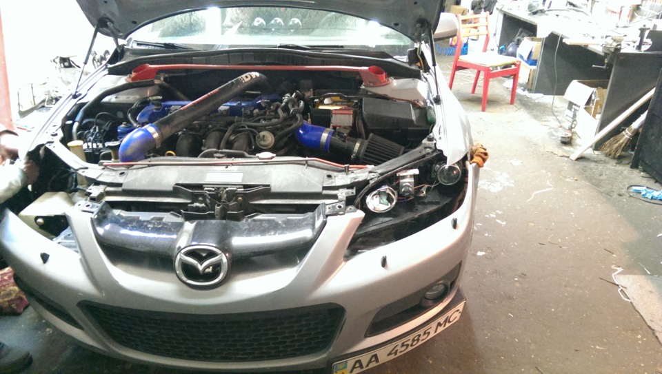 MAZDA 6 MPS заміна штатних лінз 3