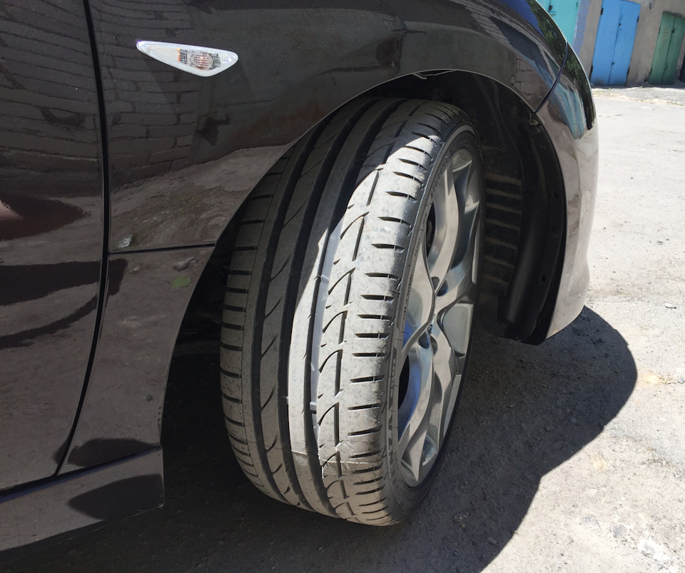 Резина Bridgestone potenza s001, летние диски 5
