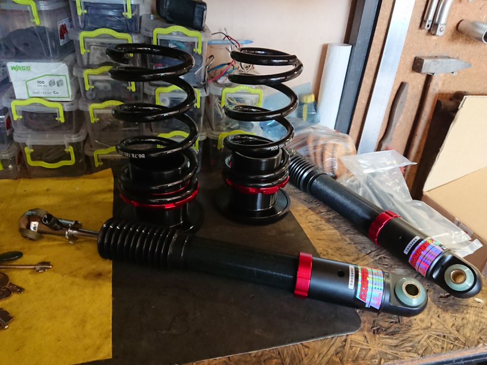 Заниження. Встановлення койловерів Blitz Damper zzr 2