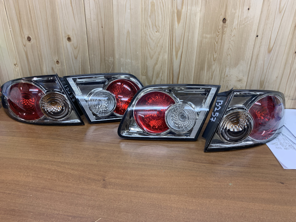 Маркування задніх ліхтарів. Mazda 6, Mazda Atenza, Mazda 6 MPS 4