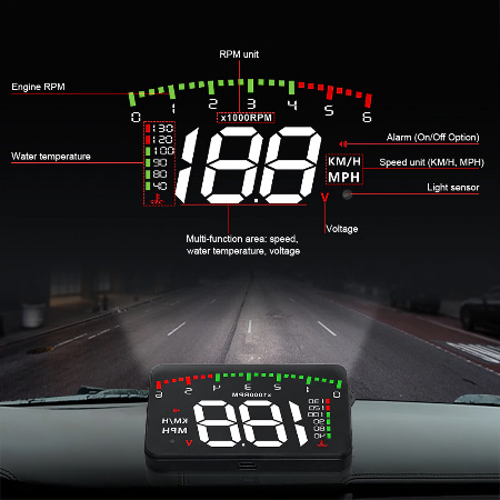 Head up display HUD A900. 4