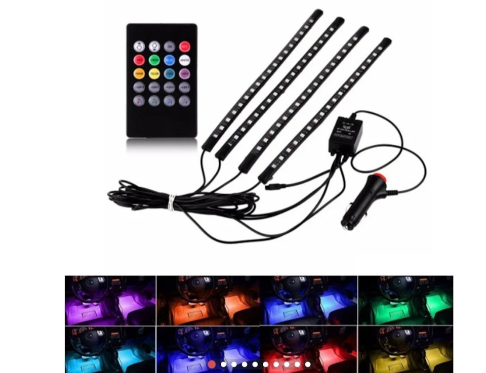 RGB подсветка в салон 1