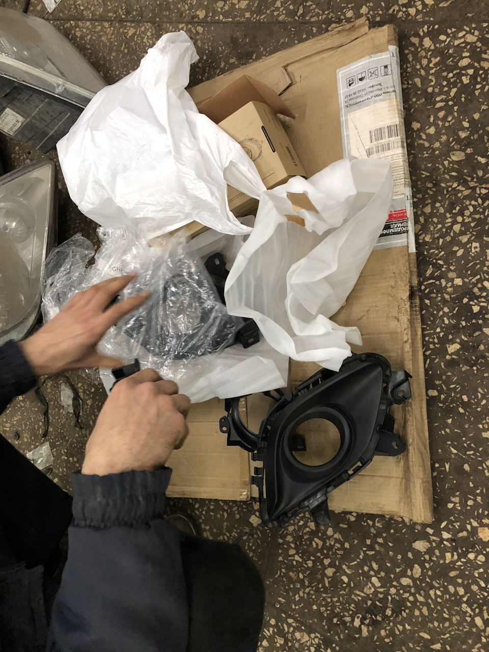Установка ptf(fog) led mtf 5