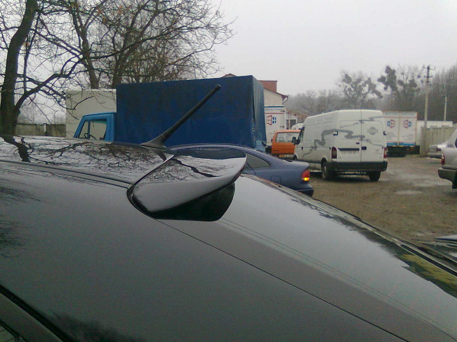 встановив спойлер і козирок 3