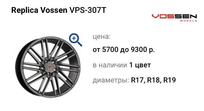 8. Ковпачки маточини VOSSEN 3