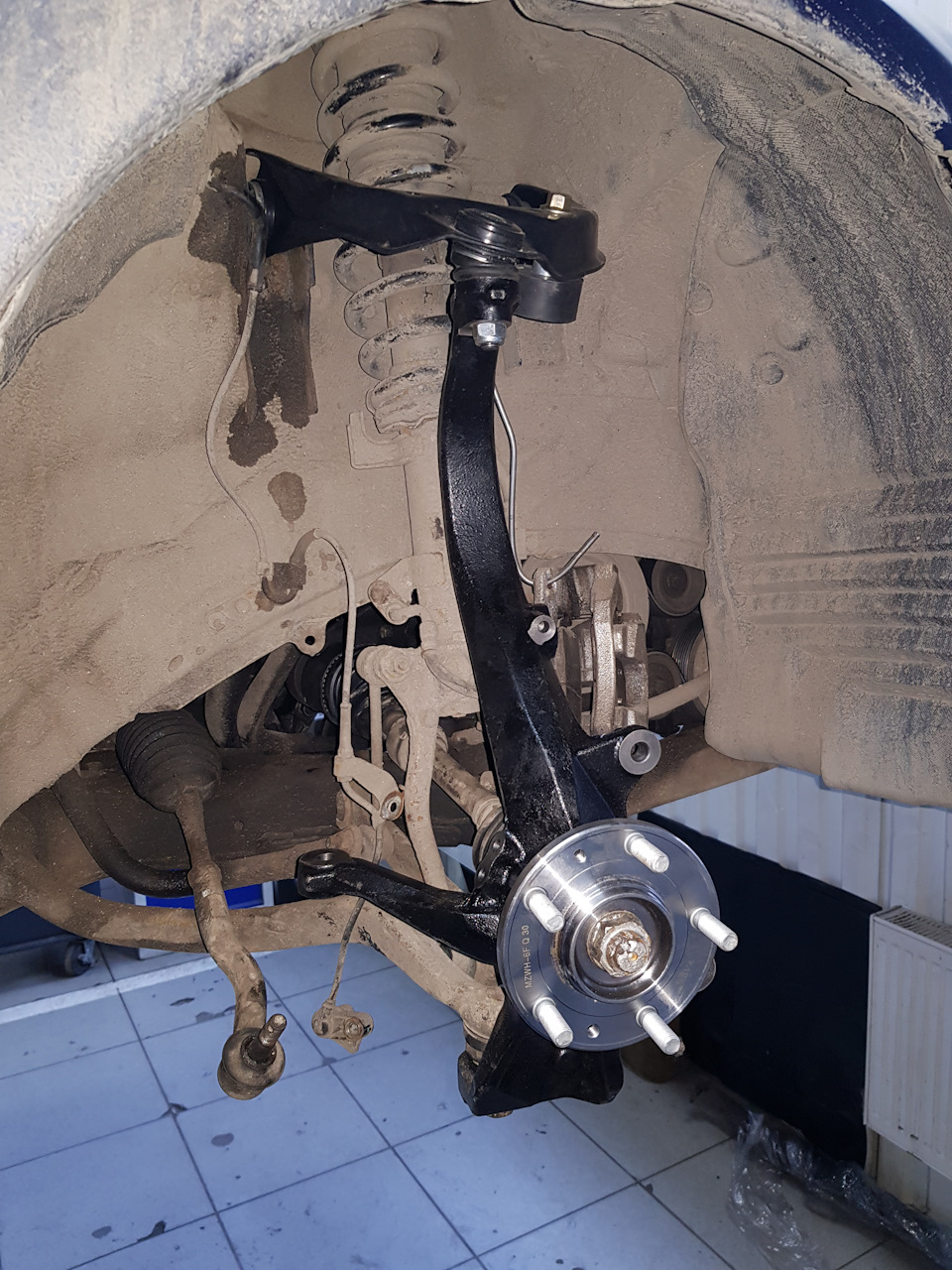 #1 Ходова Mazda 6 GY / GG delel, цапфа, підшипник, поворотний кулак, шрус, тряска під час гальмування ... 4