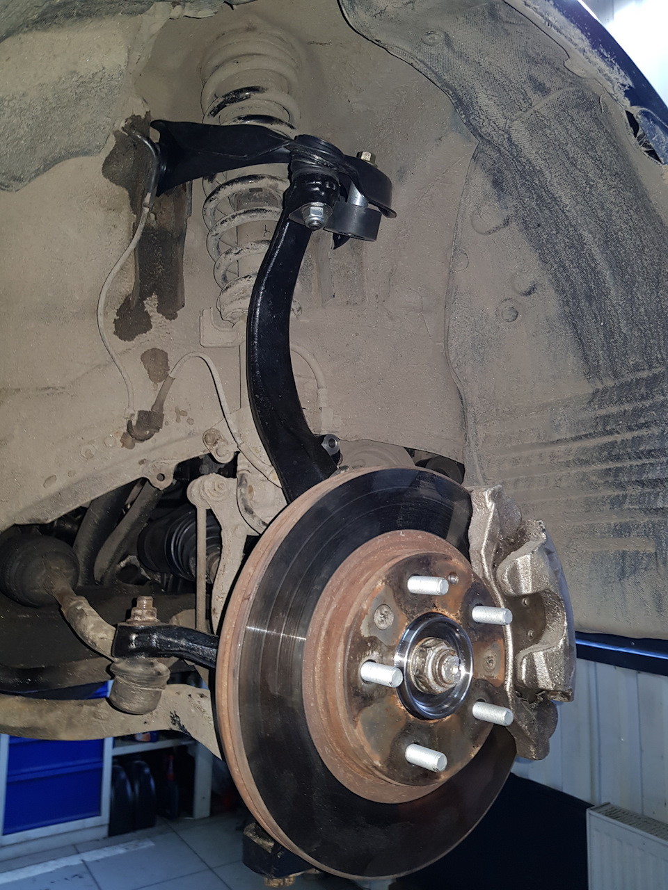 #1 Ходова Mazda 6 GY / GG delel, цапфа, підшипник, поворотний кулак, шрус, тряска під час гальмування ... 5