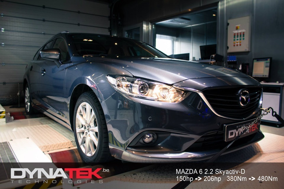 Чип від DYNATEK на Mazda 6 2.2 Skyactiv-D та Mazda CX-5 2.2 Skyactiv-D 2