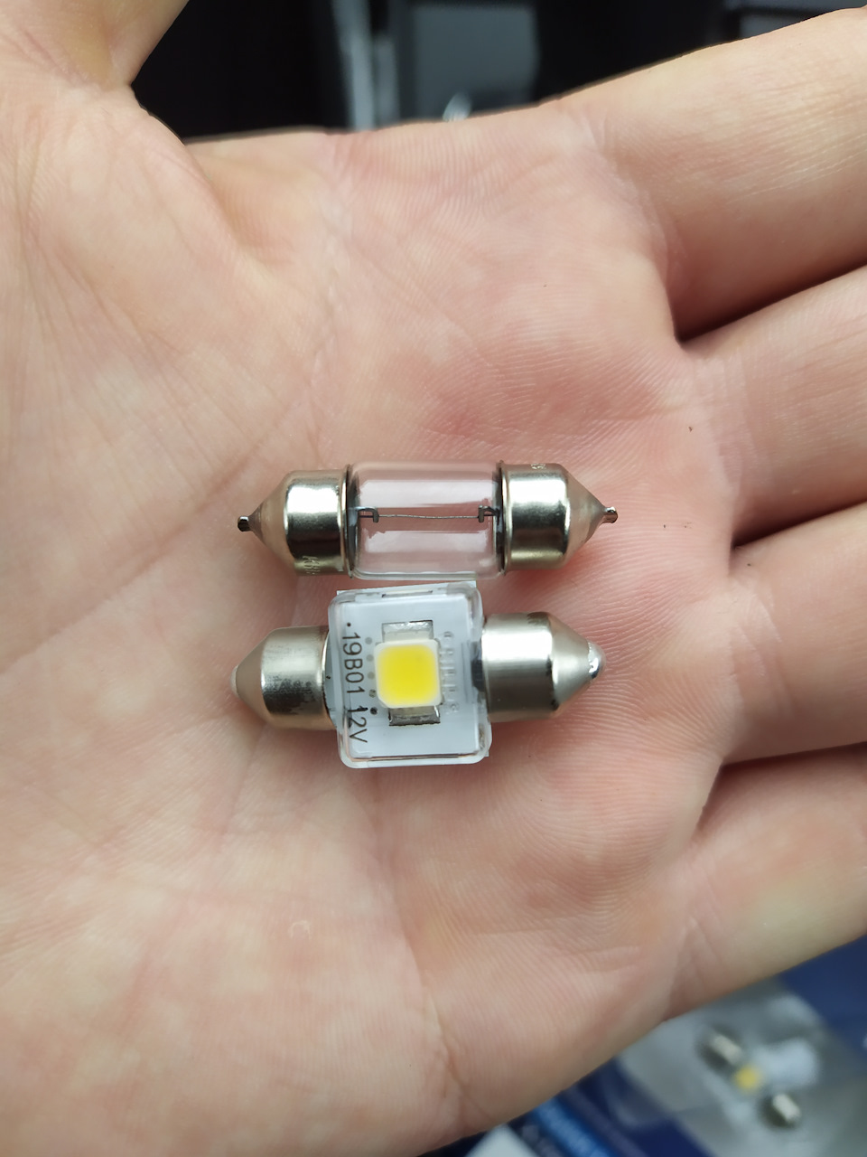 Заміна освітлення салону та номера на led 2