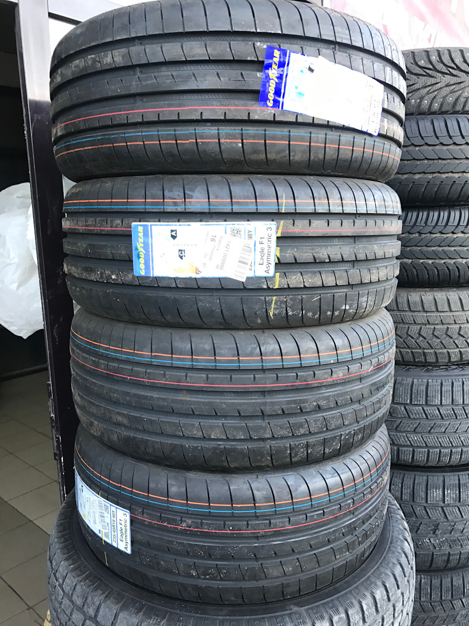 Відгук про GoodYear Eagle f1 Asymmetric 3 r18 235/45 - 4 місяці експлуатації 1