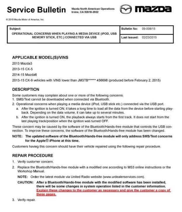 гарантійна заміна модуля Bluetooth 3