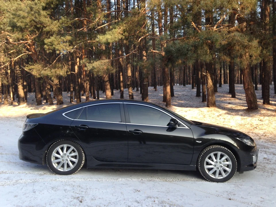Mazda 6 sport — пробежка по утреннему лесу для поддержки форм))