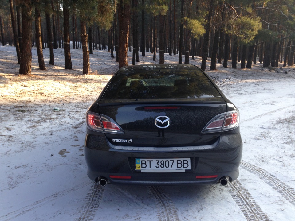Mazda 6 sport — пробежка по утреннему лесу для поддержки форм)) 4