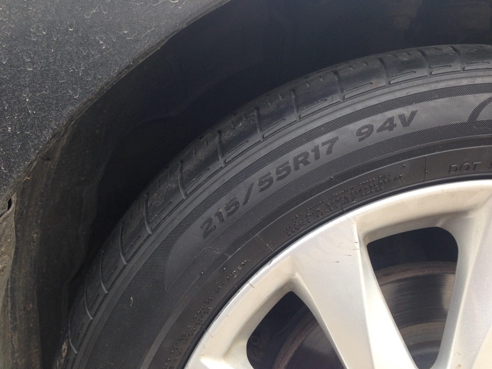 Переход на 215 55 17 Hankook Optima 2