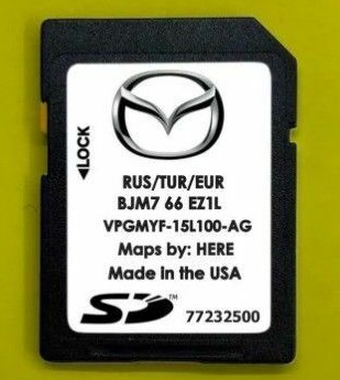 SD карта Mazda для навігації в ГУ MZD Connect 1