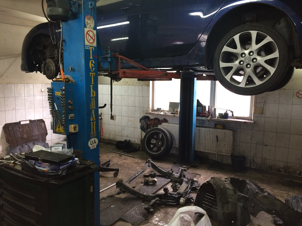 Зміна зчеплення Mazda 6 GH 2.5 4