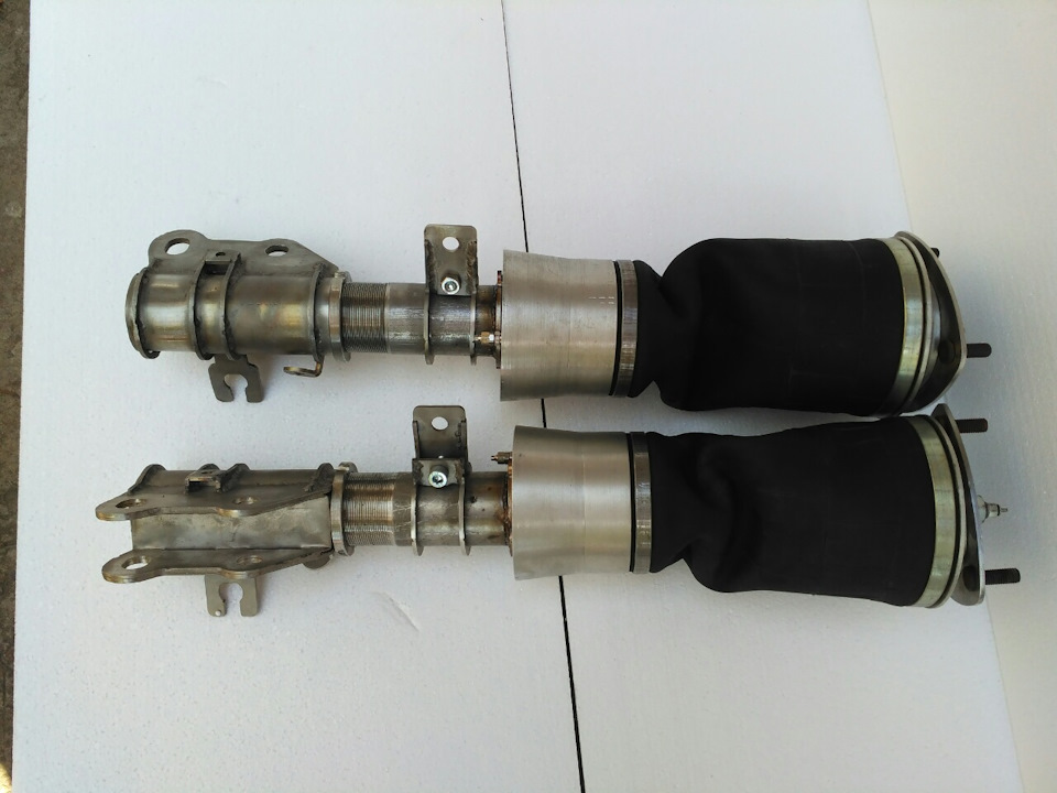 Пневма. Custom Front Full Tap Air Coilovers (Stainless Steel / НЕРЖ) 3