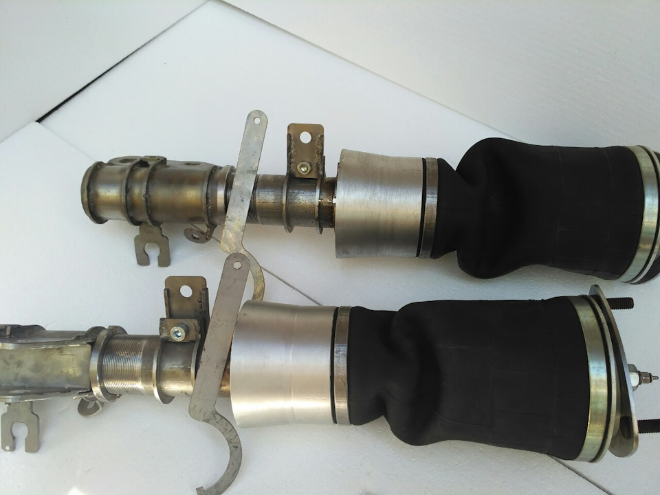 Пневма. Custom Front Full Tap Air Coilovers (Stainless Steel / НЕРЖ) 4