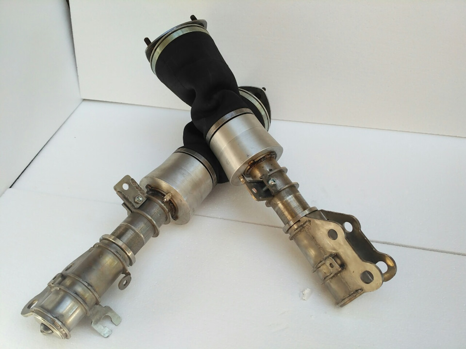 Пневма. Custom Front Full Tap Air Coilovers (Stainless Steel / НЕРЖ) 1