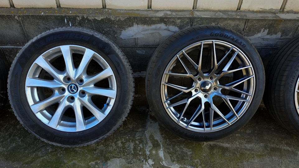 Пора на Goodyear eagle f1 asymmetric 5 3
