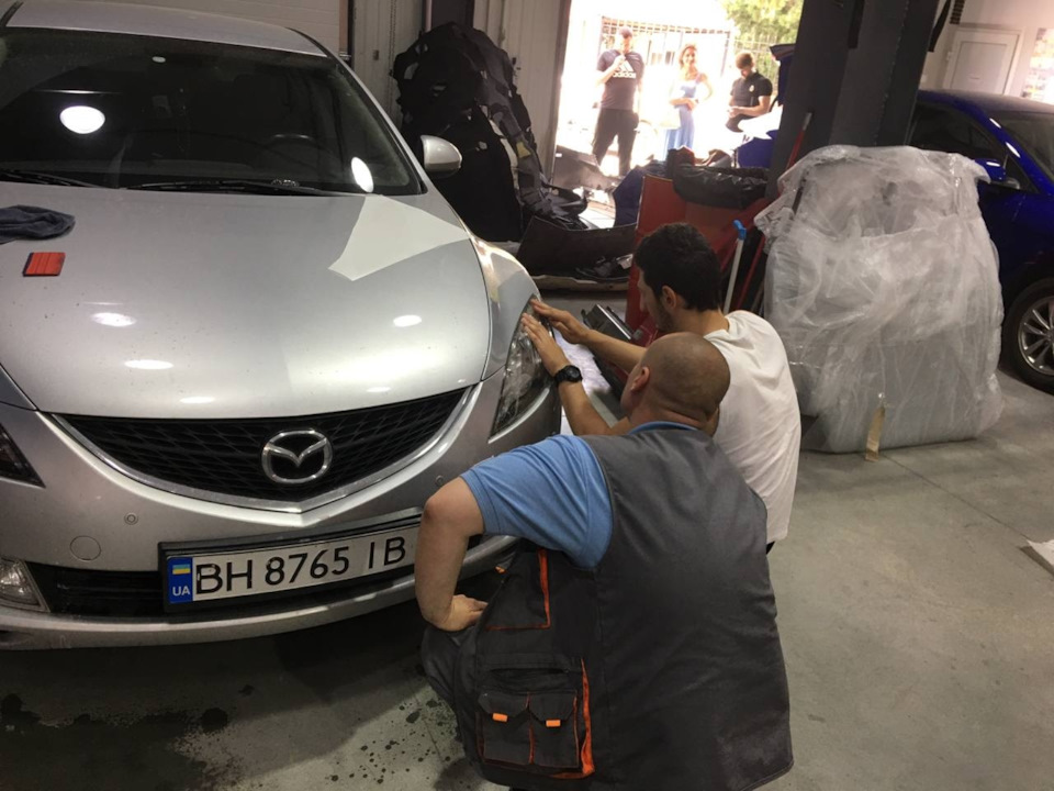 Спойлер та полірування фар 4
