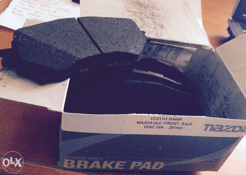 передні колодки BREMBO на мазду 6 скайактив 4
