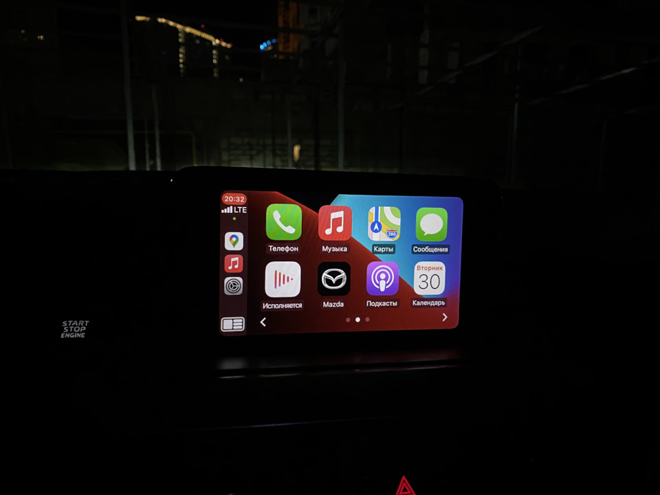CarPlay в Mazda 6 3