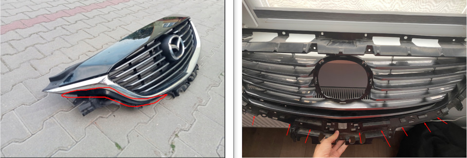 Підсвічування бампера Mazda 6 gj 4