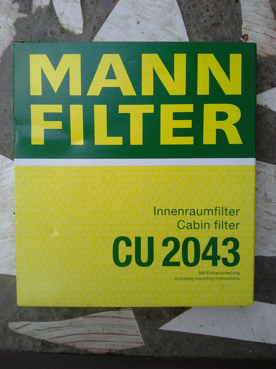 Фільтр салону MANN 1