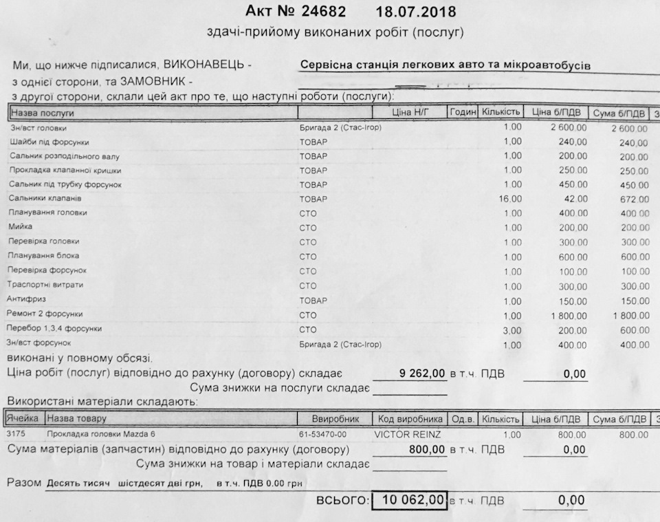 Усунення несправності двигуна RF5C 2.0 136 к.с. 4