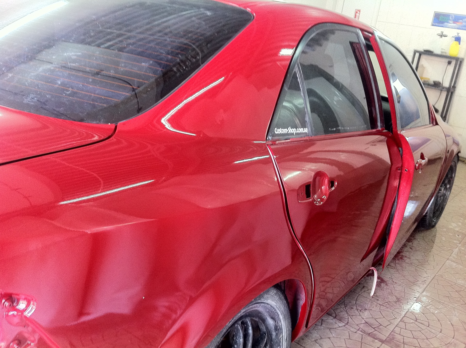 Фарбування у Blood red 4