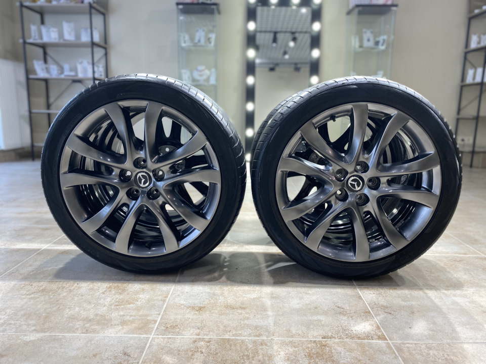 Б/У || Оригінальні диски Mazda 6 R19 та шини Vredestein Ultrac Vorti 225/45 4