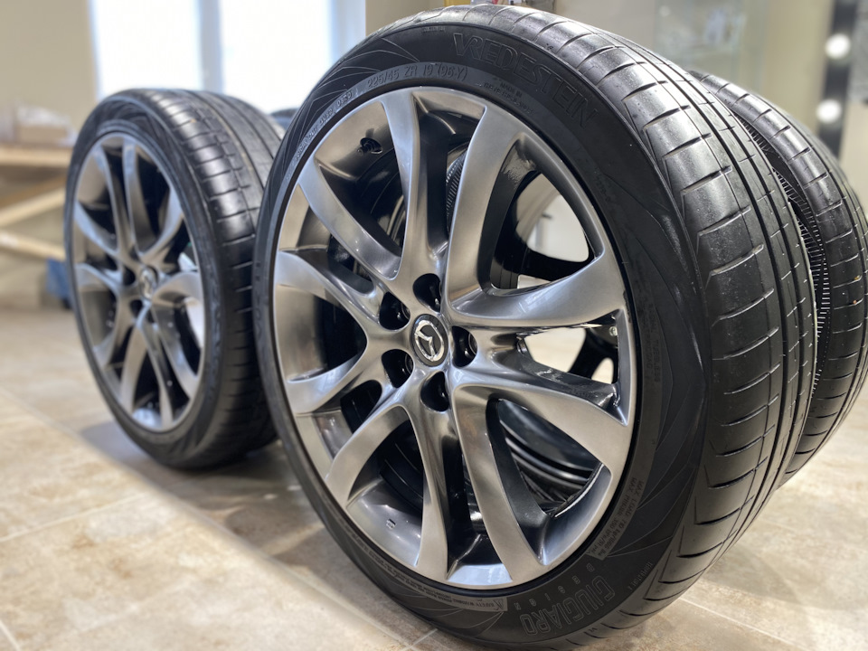 Б/У || Оригінальні диски Mazda 6 R19 та шини Vredestein Ultrac Vorti 225/45 5