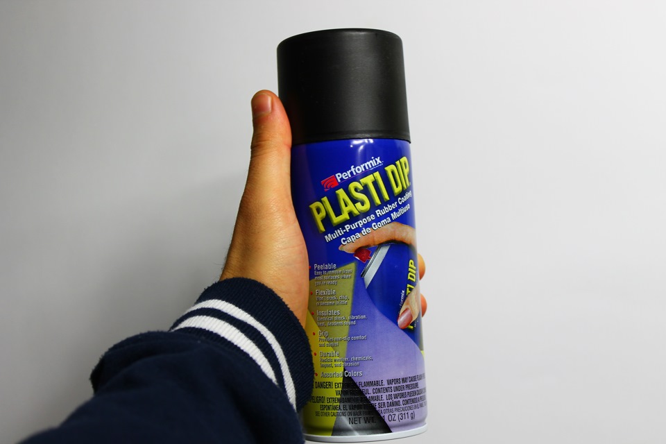 Як я фарбував диск чорним Plasti Dip 1