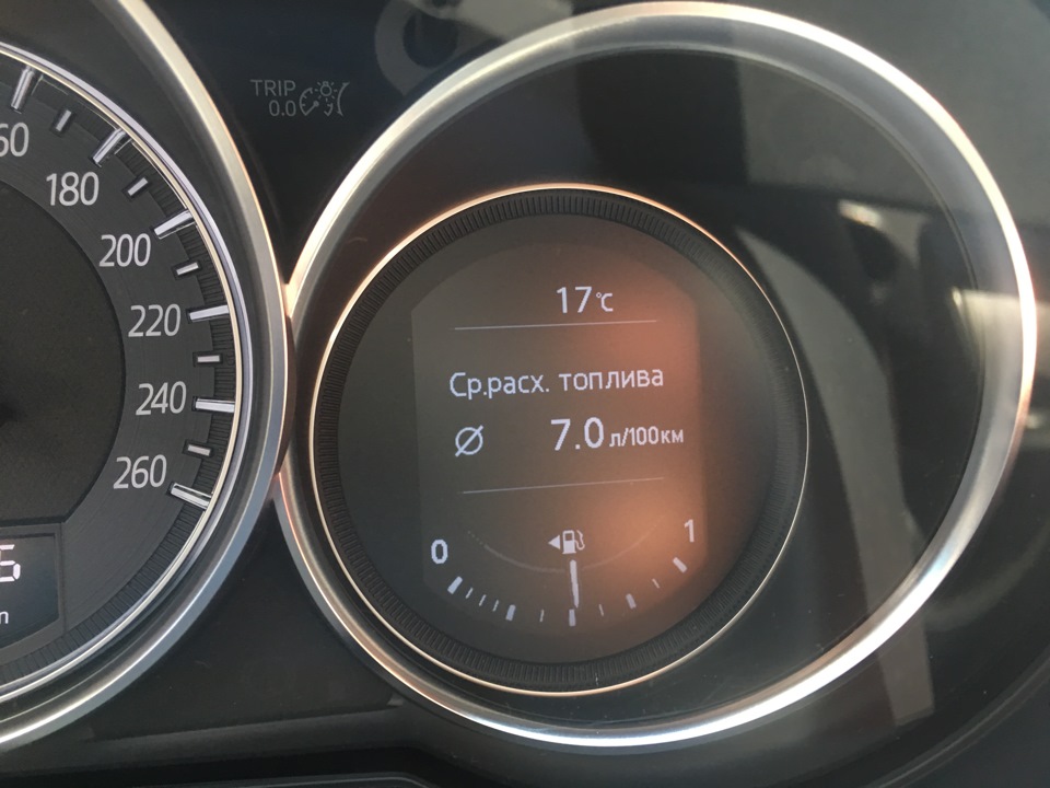 2015 Mazda 6 2.5 Skyactiv витрата палива 4