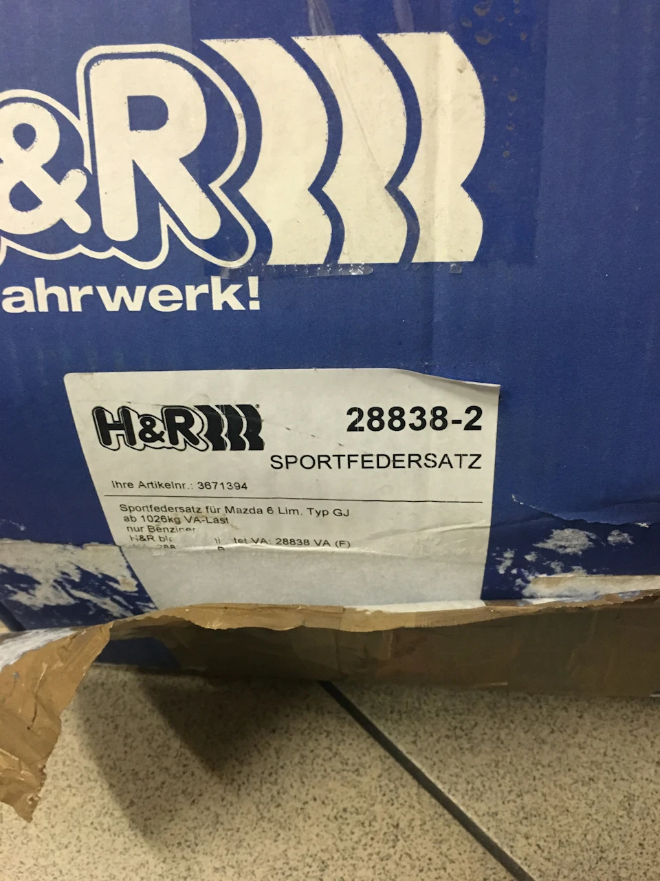Продам пружини H&R - 30мм