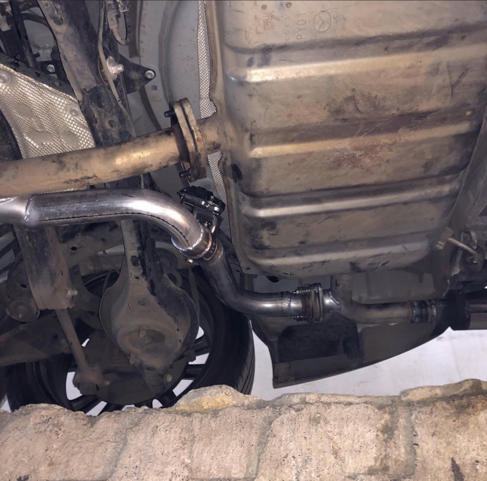 Аля керований вихлоп, Mazda 6 GJ 2,5 2