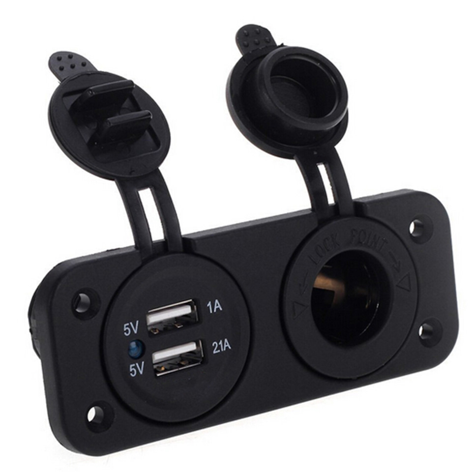 Розетка 12V и USB 5V в багажник Ма6ки 1