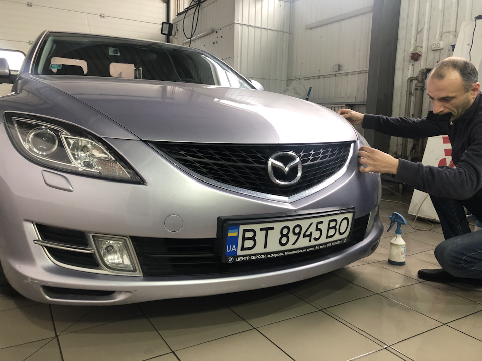 8 березня - не тільки вихідний:) Поклейка фар та заміна гуми 2