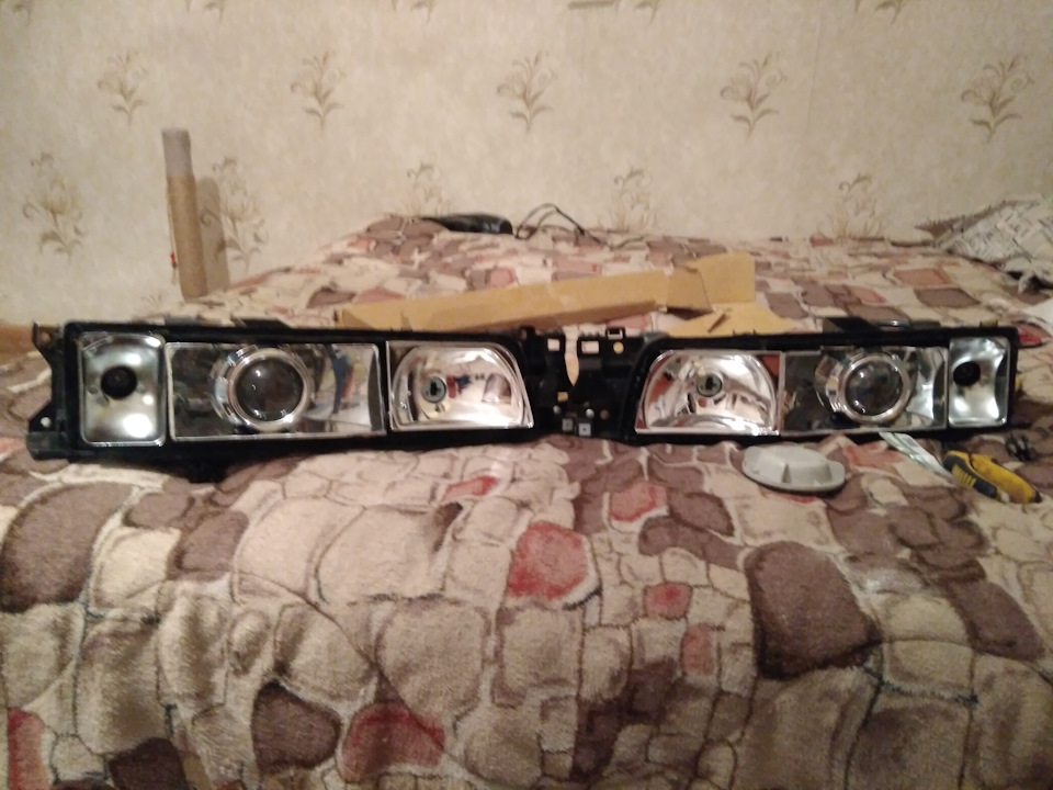 Заміна штатної оптики mazda 626 GD 4