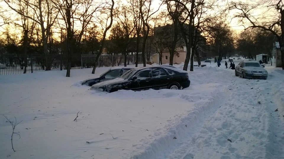 Сніг в Одесі