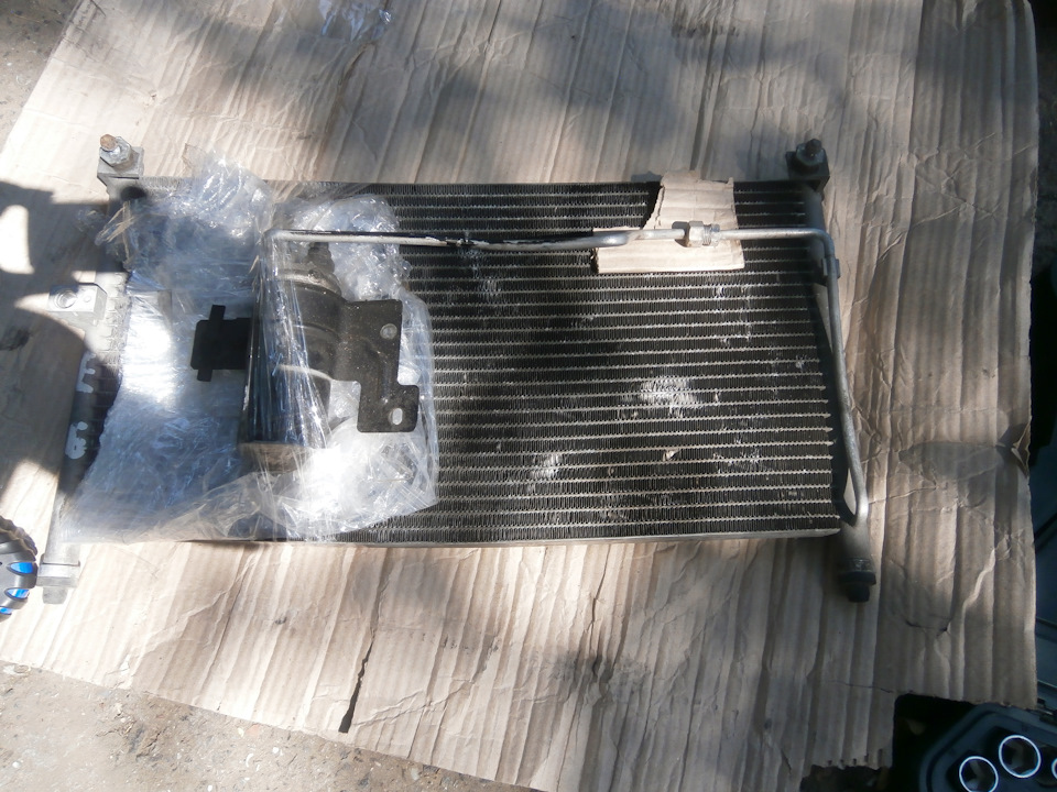 Установка кондиціонера частина 4. Установка компресора і радіатора 3