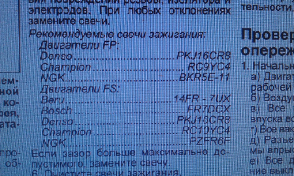 Свічки запалювання 3
