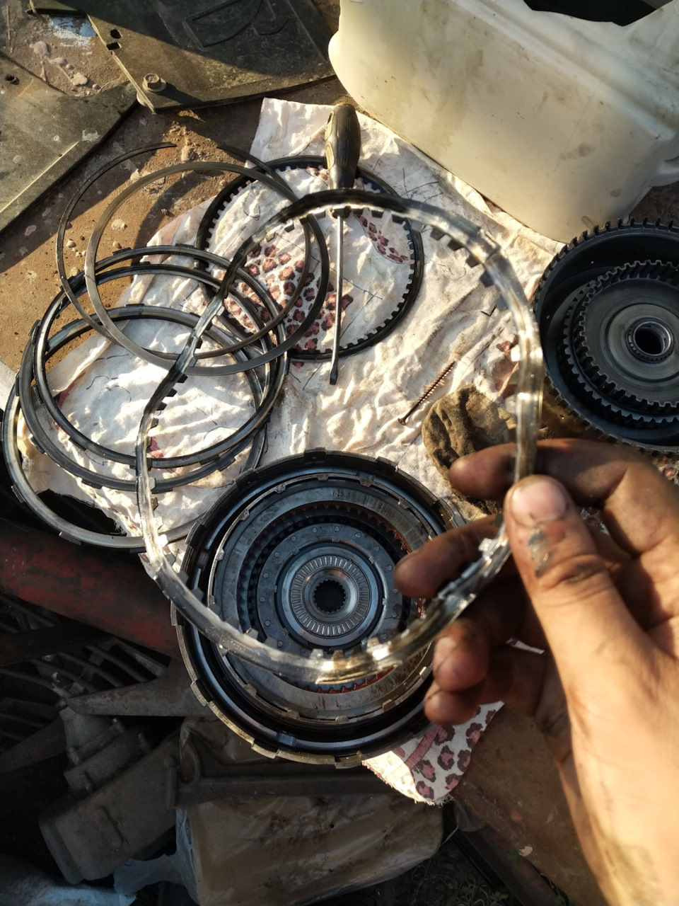 Mazda 626 2.0 1988 rebuild АКПП 4EAT-G (GF4A-EL), G4A-EL 4
