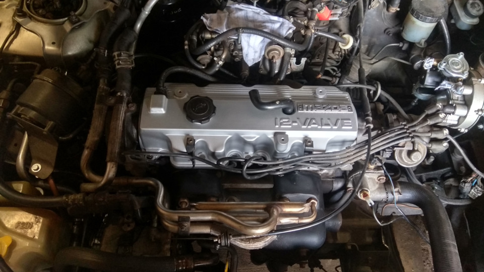 Mazda 626 gd заміна прокладки клапанної кришки 2