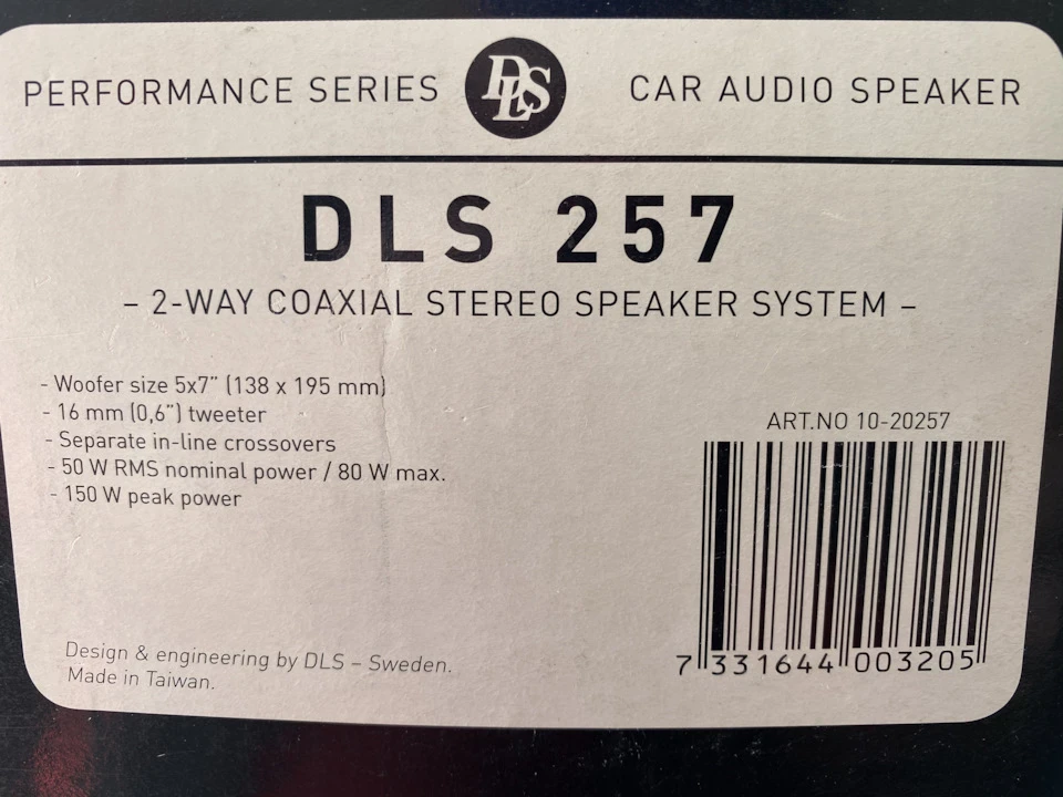 Динаміки DLS 257 Оновив гуму