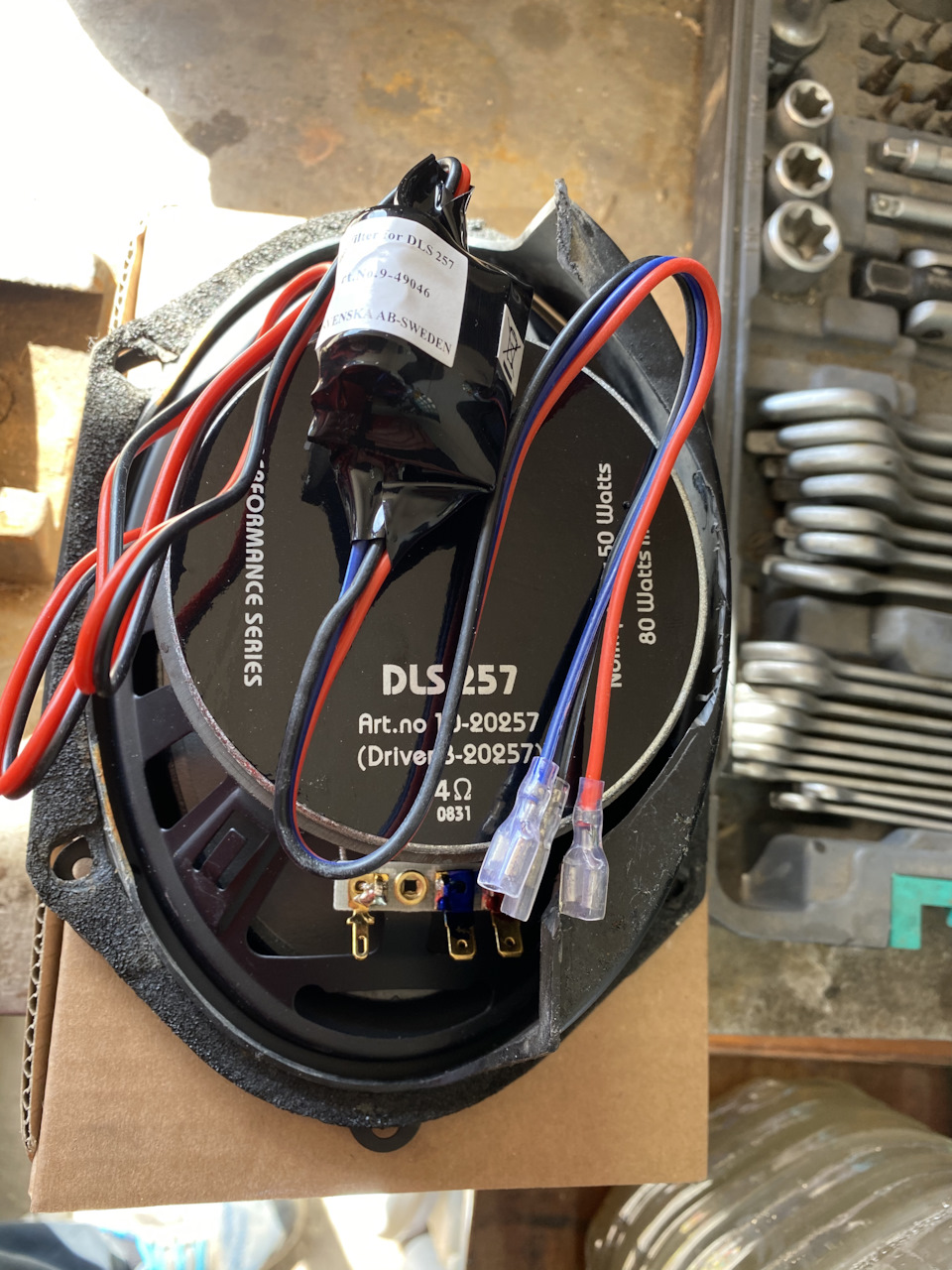 Динаміки DLS 257 Оновив гуму 3