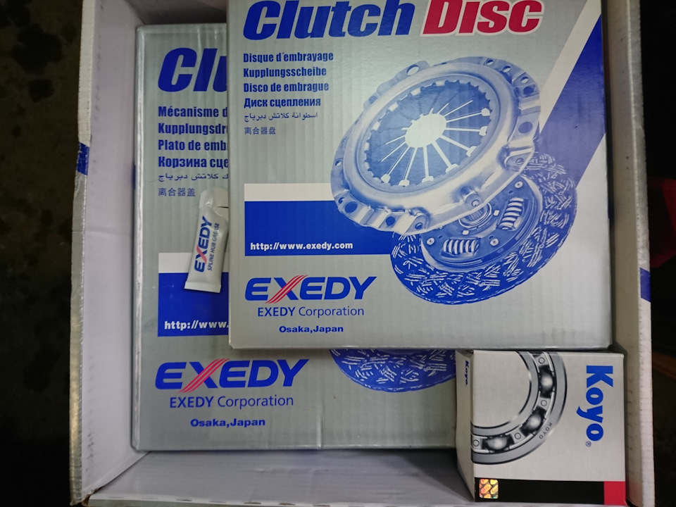 Зміна зчеплення exedy MZK2084 1